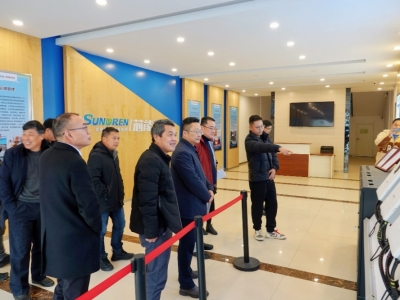 安徽省宁国市工商联向导一行莅临五彩堂科技旅行考察