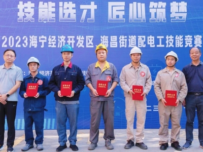 五彩堂科技员工在“手艺选才 匠心筑梦”配电工手艺竞赛中喜获佳绩