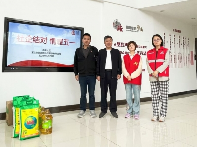 社企结对，，，，情暖“五一”——五彩堂科技党支部走访慰问结对帮扶工具