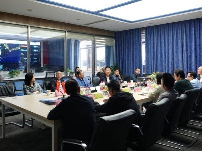 四川省彭州市政协副主席陈伦平一行莅临五彩堂科技考察调研